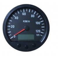 140mm  Electronic CANBUS Speedometer for Trucks with odometer and trip odometer in LCD display