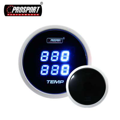 52mm High Accuracy Digital Dual Temperature Gauge For Car