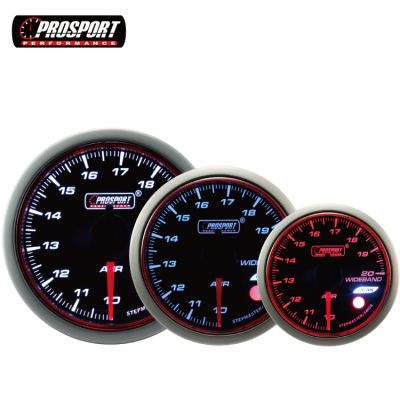 60mm led backlight with smoked lens peak recall and warning value setting wideband Air Fuel Ratio gauge with remote-controller